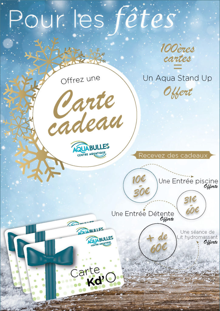 Cartes cadeaux pour Noël