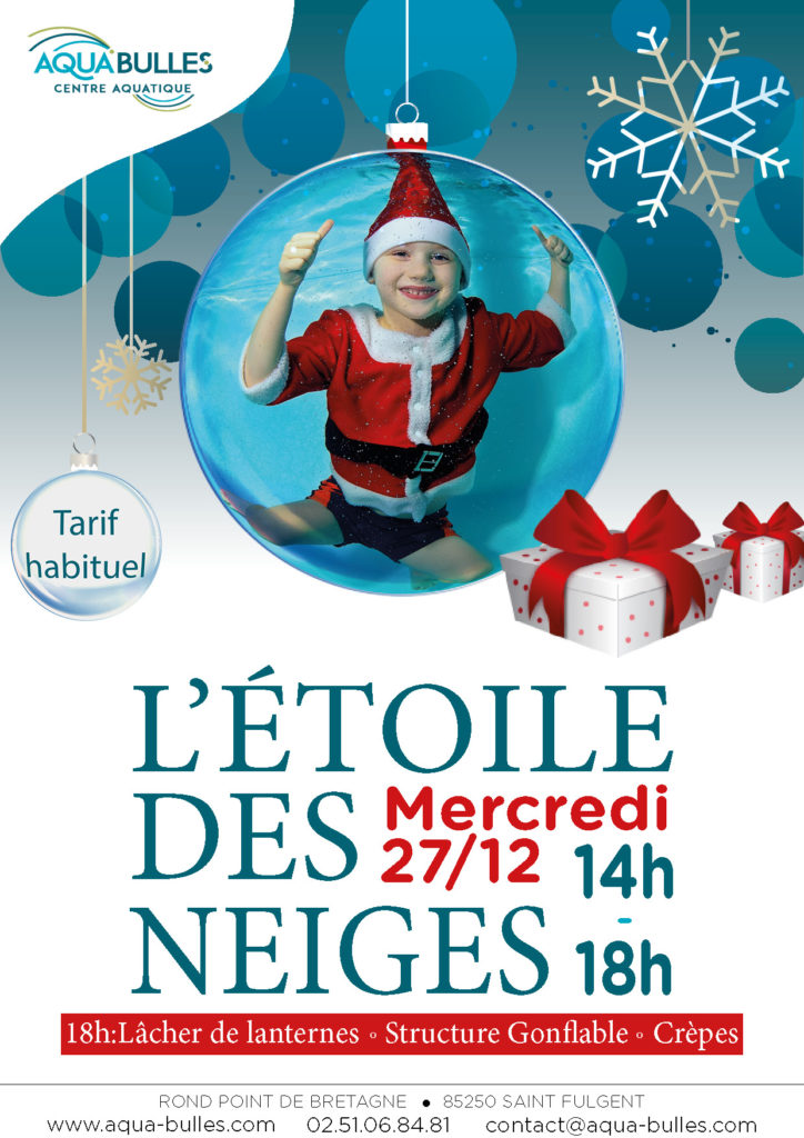 Animation de Noël à la piscine