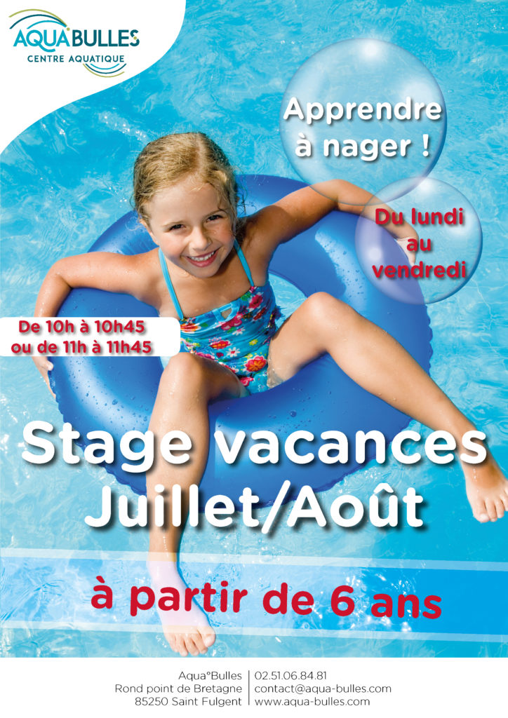 Stages vacances - Juillet Août
