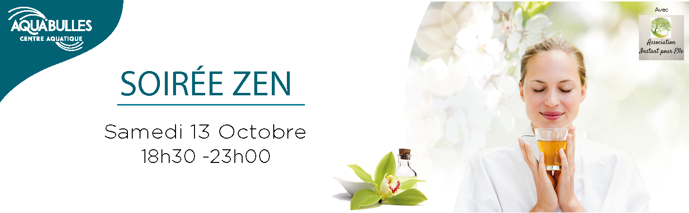 Soirée zen - Piscine aqua°bulles