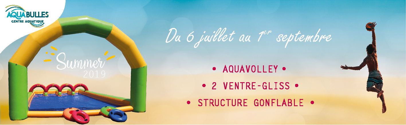 Animations d'été de la piscine Aqua°Bulles