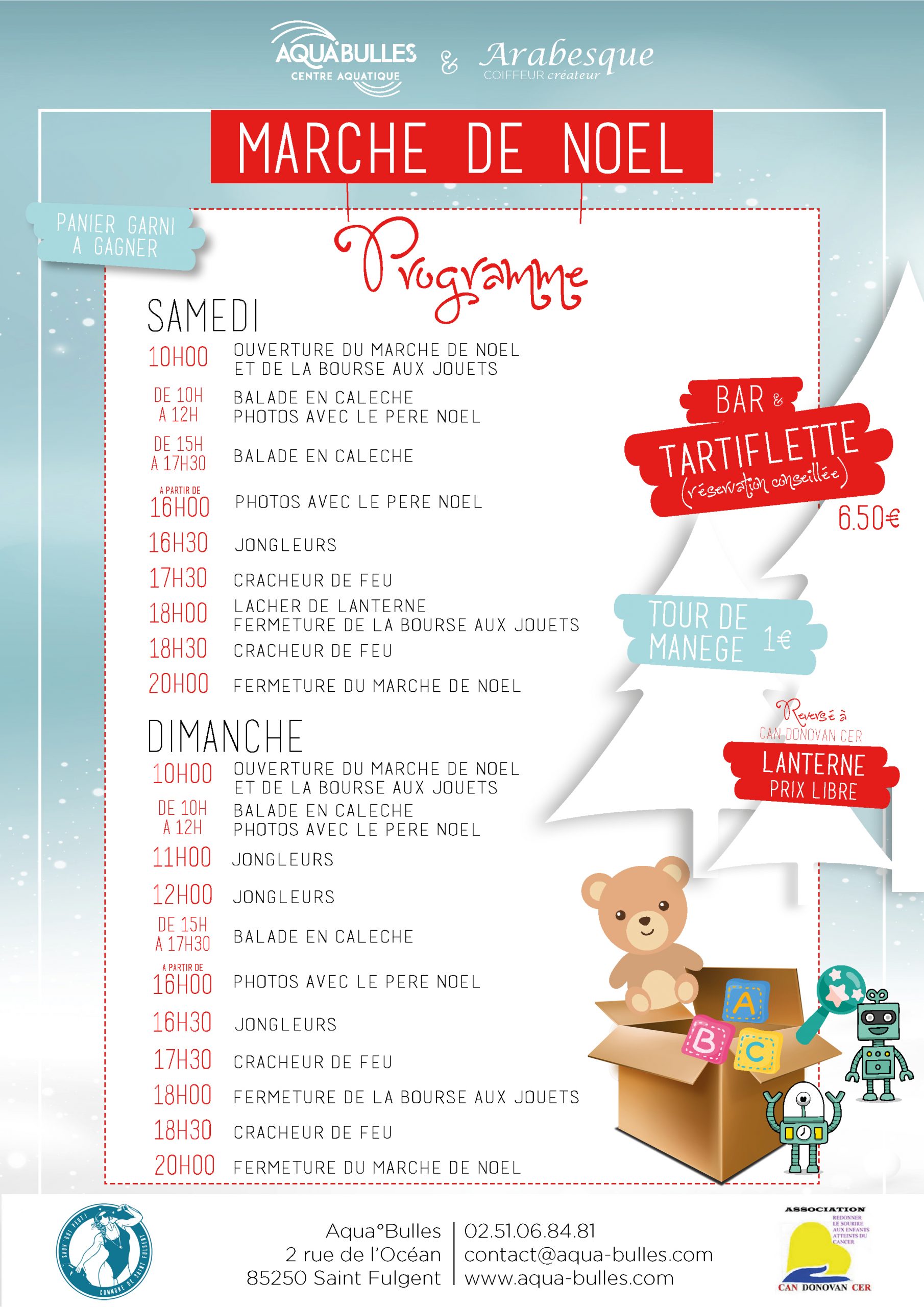 Programme marché de noël saint fulgent